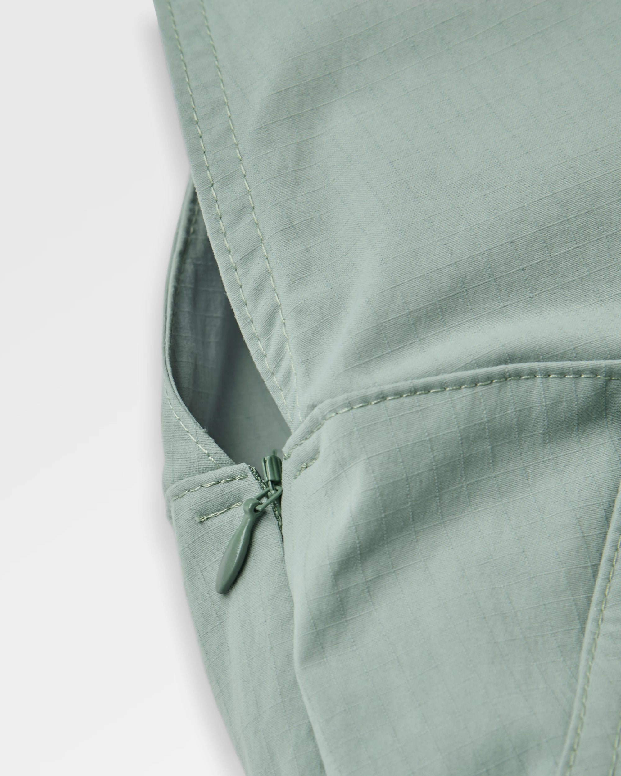 Refuel Ripstop Dungarees - Pistachio - Flatlay