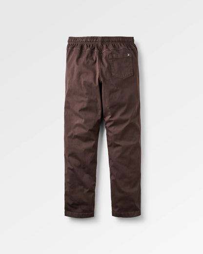 Drifter Twill Relaxed Fit Trouser - Espresso - Flatlay