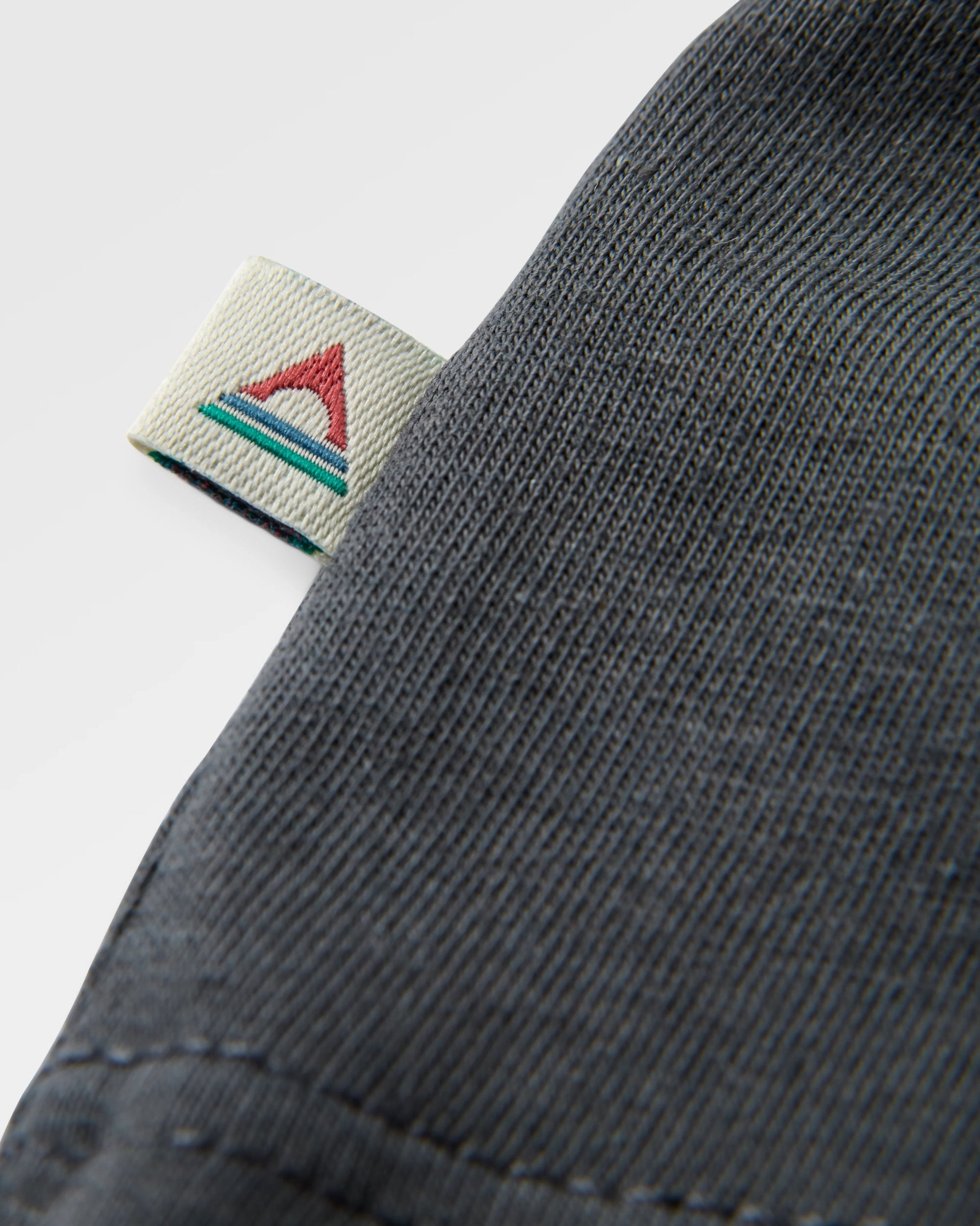 Stack Pocket T-Shirt - Faded Black - Flatlay