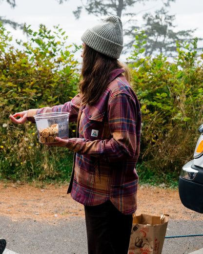 Stella Organic Cotton LS Shirt - Toffee Check - Lifestyle