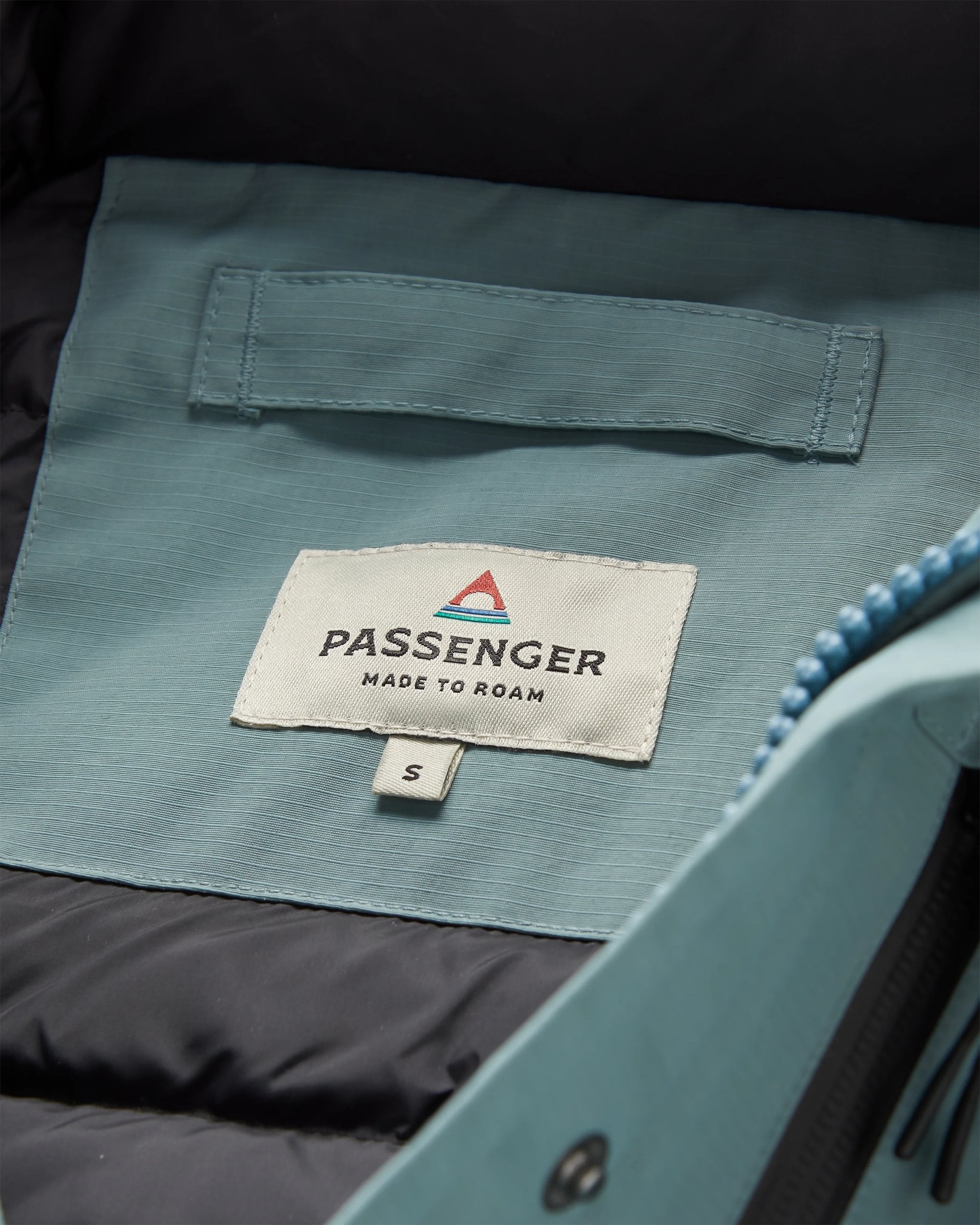 Cloudmont Waterproof Down Parka - Stormy Sea - Flatlay