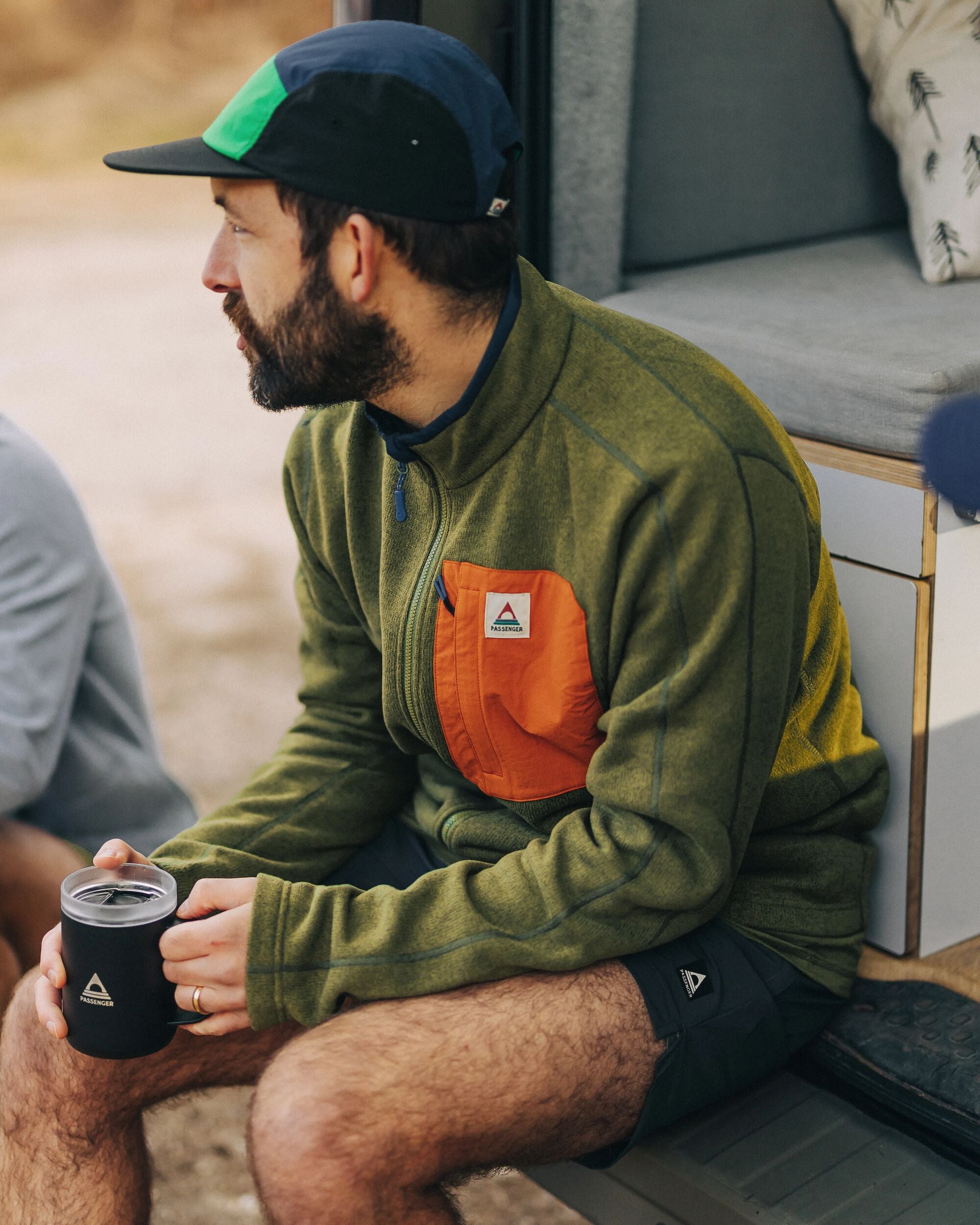 Hudson Recycled Polartec® Fleece - Khaki - Lifestyle