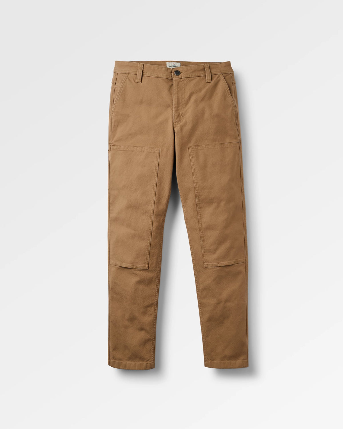 Vantage Cotton Canvas Trouser - Caramel - Flatlay
