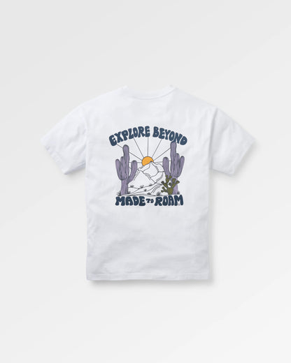 Explore Beyond T-Shirt - White - Flatlay