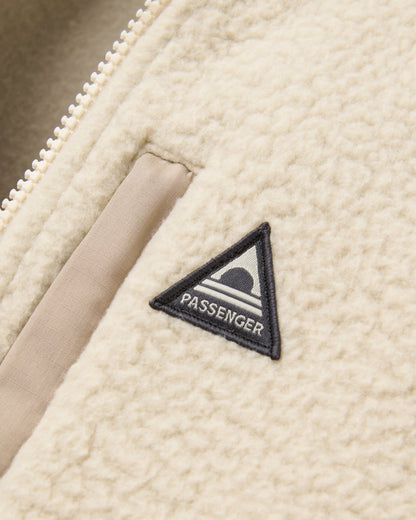 Home Sherpa Fleece - Oatmeal - Flatlay