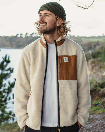 Trekker 2.0 Recycled Deep-Pile Sherpa Fleece - Warm Ivory - Lifestyle