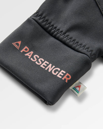 Jacks Touch Screen Gloves - Black - Flatlay