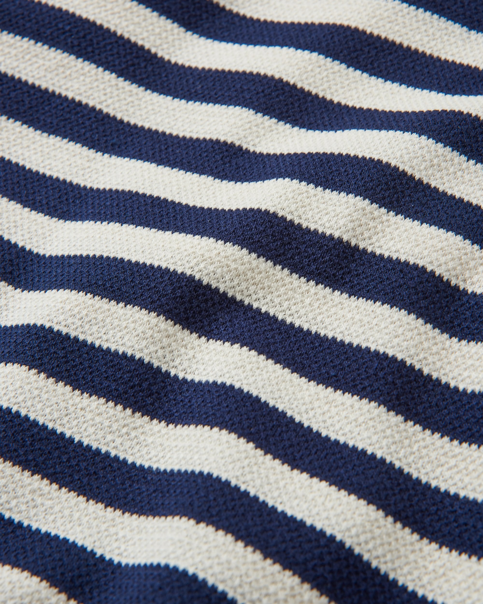 Panorama Recycled Cotton T-Shirt - Deep Navy - Flatlay