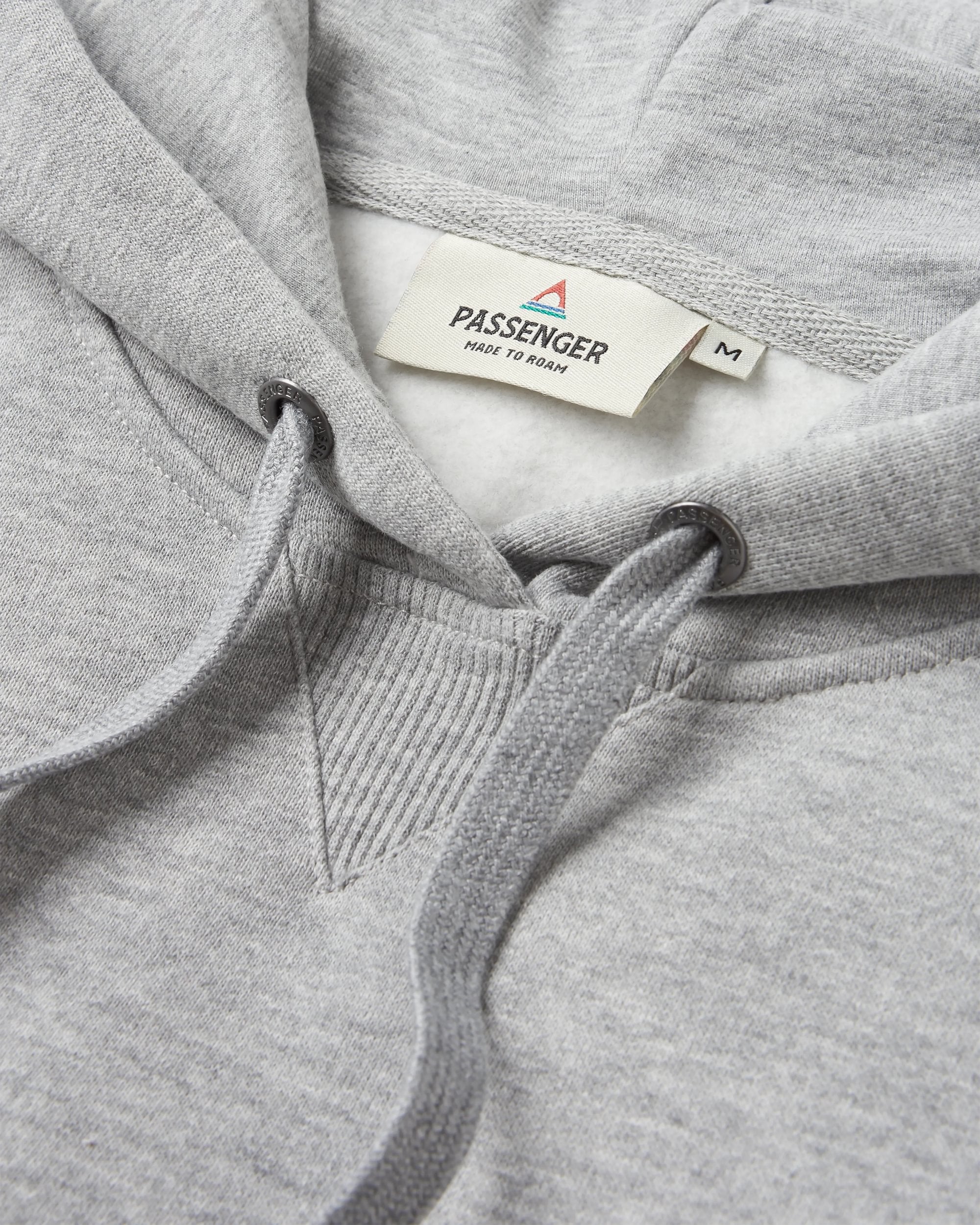Made To Roam Hoodie - Grey Marl - Flatlay