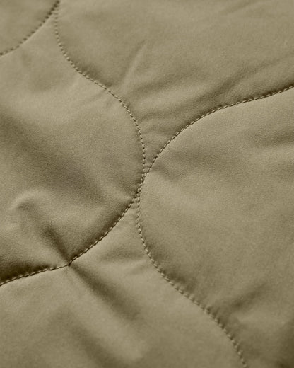 Flora Long Recycled Insulated Parka - Dusty Olive - Flatlay