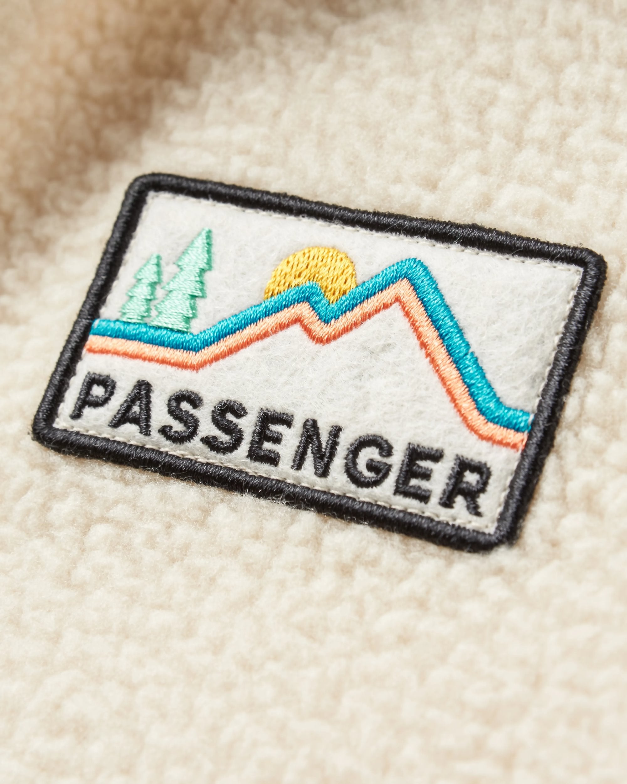 Maine 1/2 Zip Recycled Sherpa Fleece - Green Spruce - Flatlay