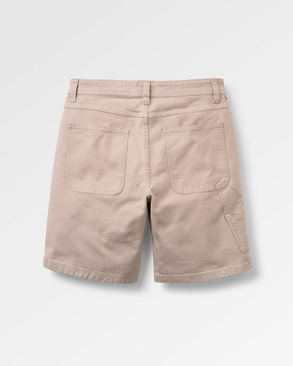 Vantage Cotton Canvas Short - Simply Taupe - Flatlay