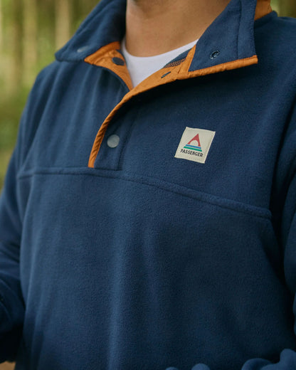 Dusk Recycled Polartec® Fleece - Rich Navy - Lifestyle