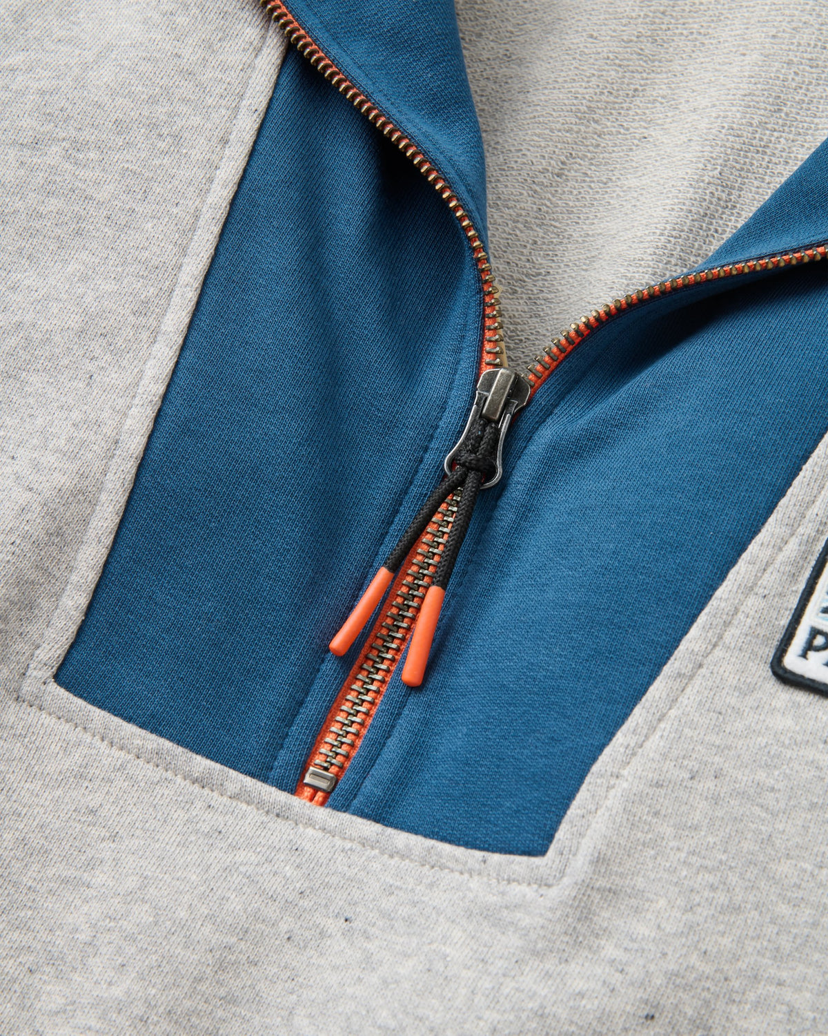 Jazz Womens Smock Sweatshirt - Grey Marl - Flatlay