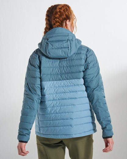 Northstar Down Jacket - Stormy Blue/Faded Denim - Studio Model