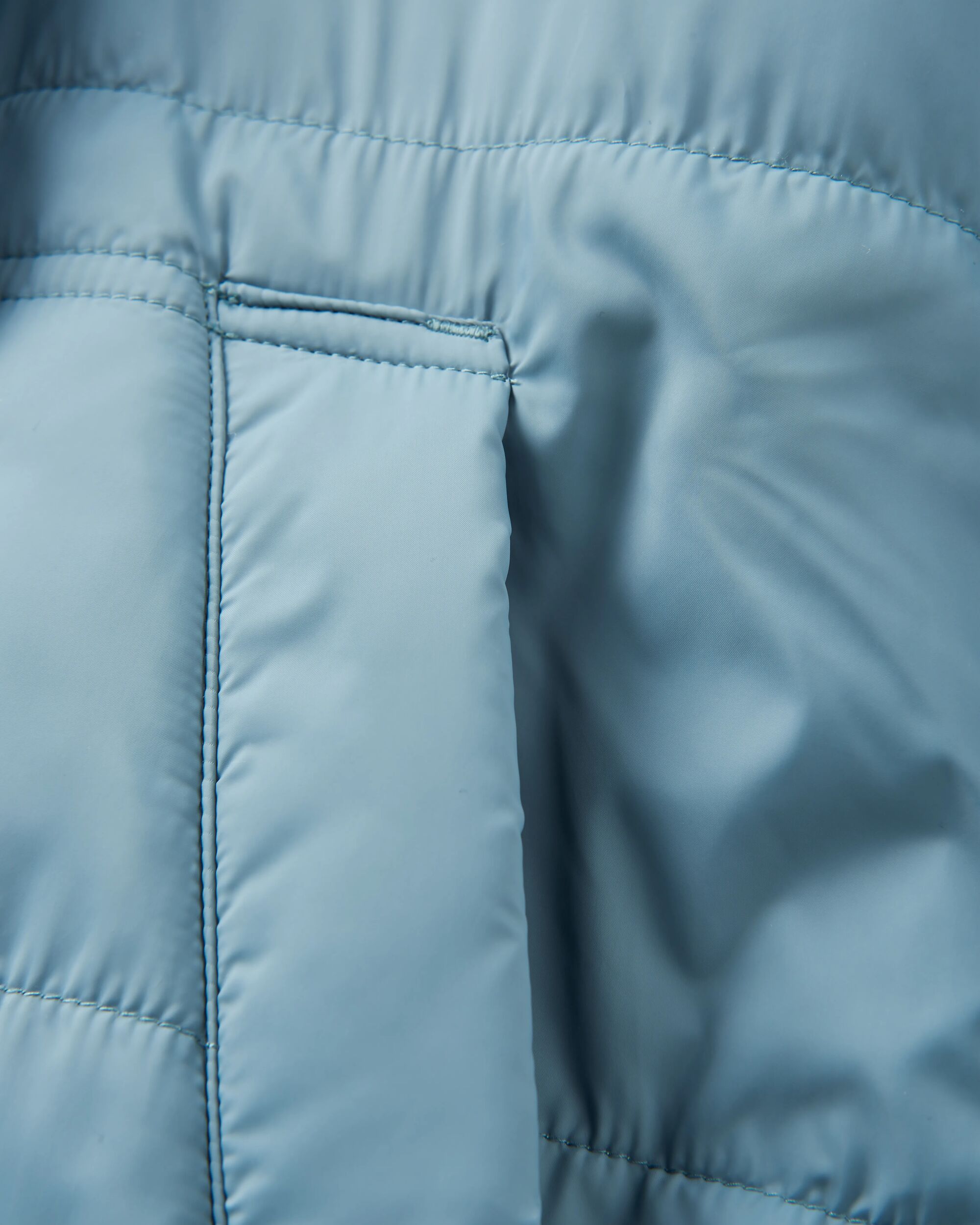 Flora Recycled Sherpa Lined Parka - Arctic - Flatlay