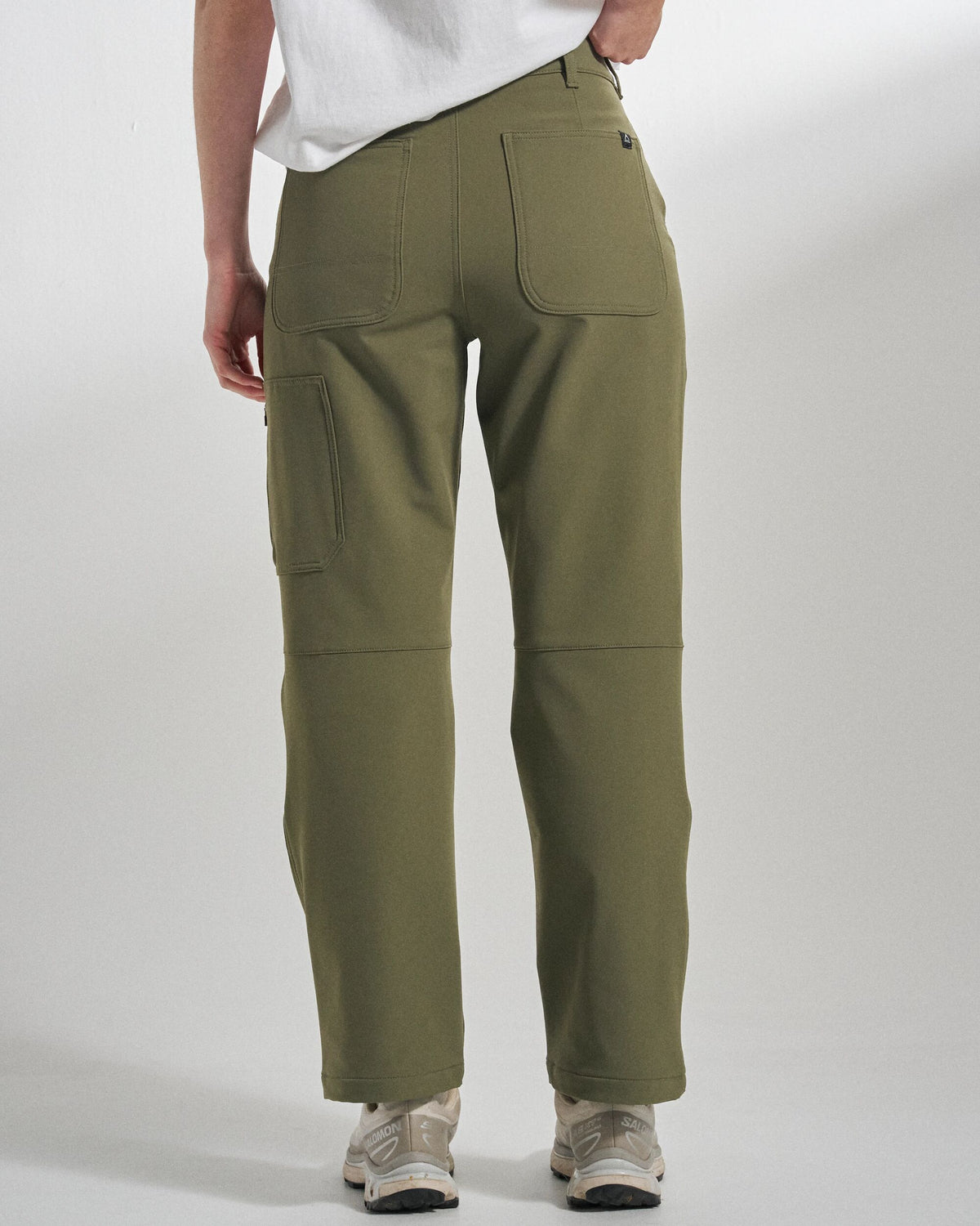 Jasper Outdoor Hybrid Trouser - Dusty Olive - Studio Model