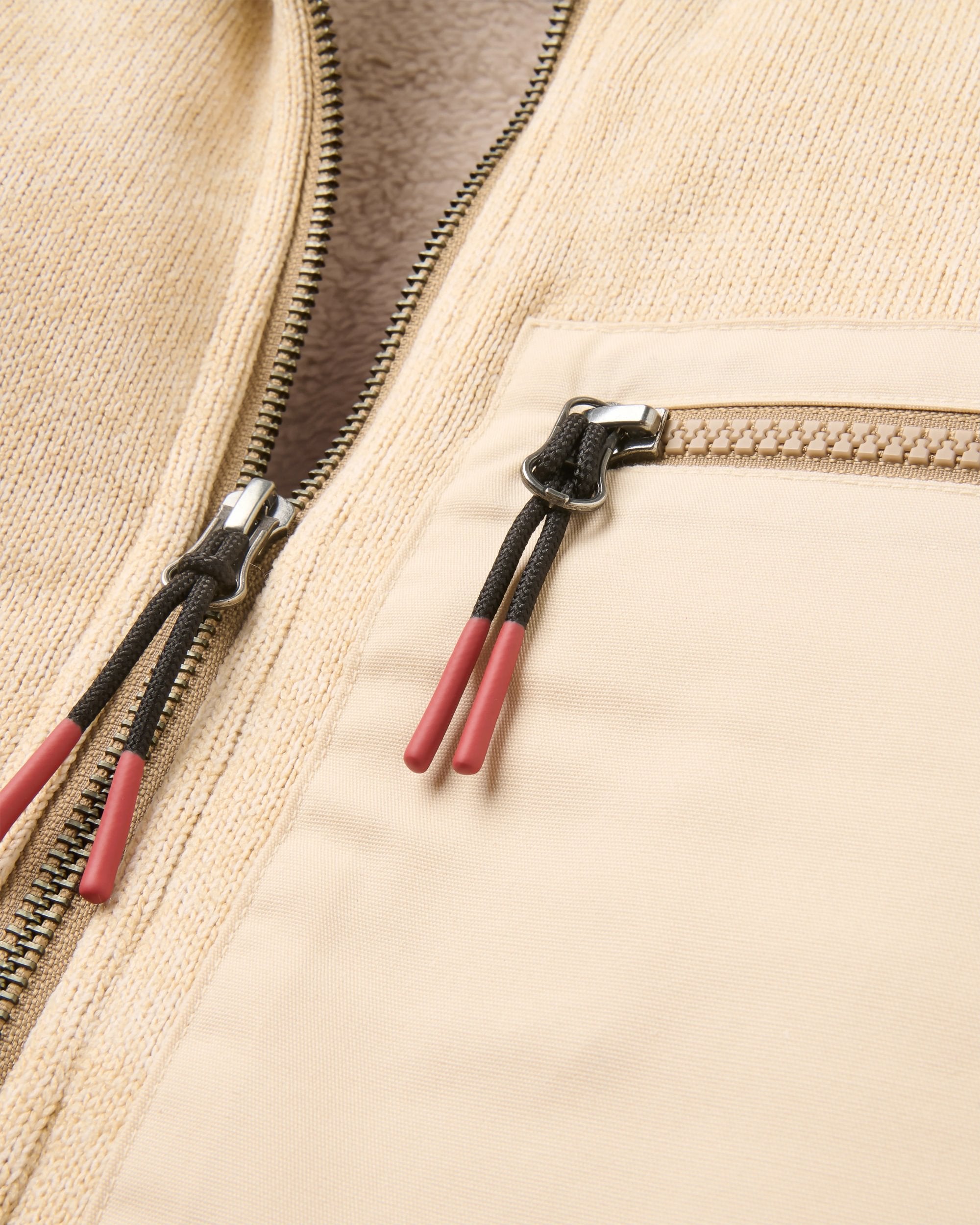 Big Skies Fleece Lined 1/2 Zip Sweatshirt - Oat - Flatlay