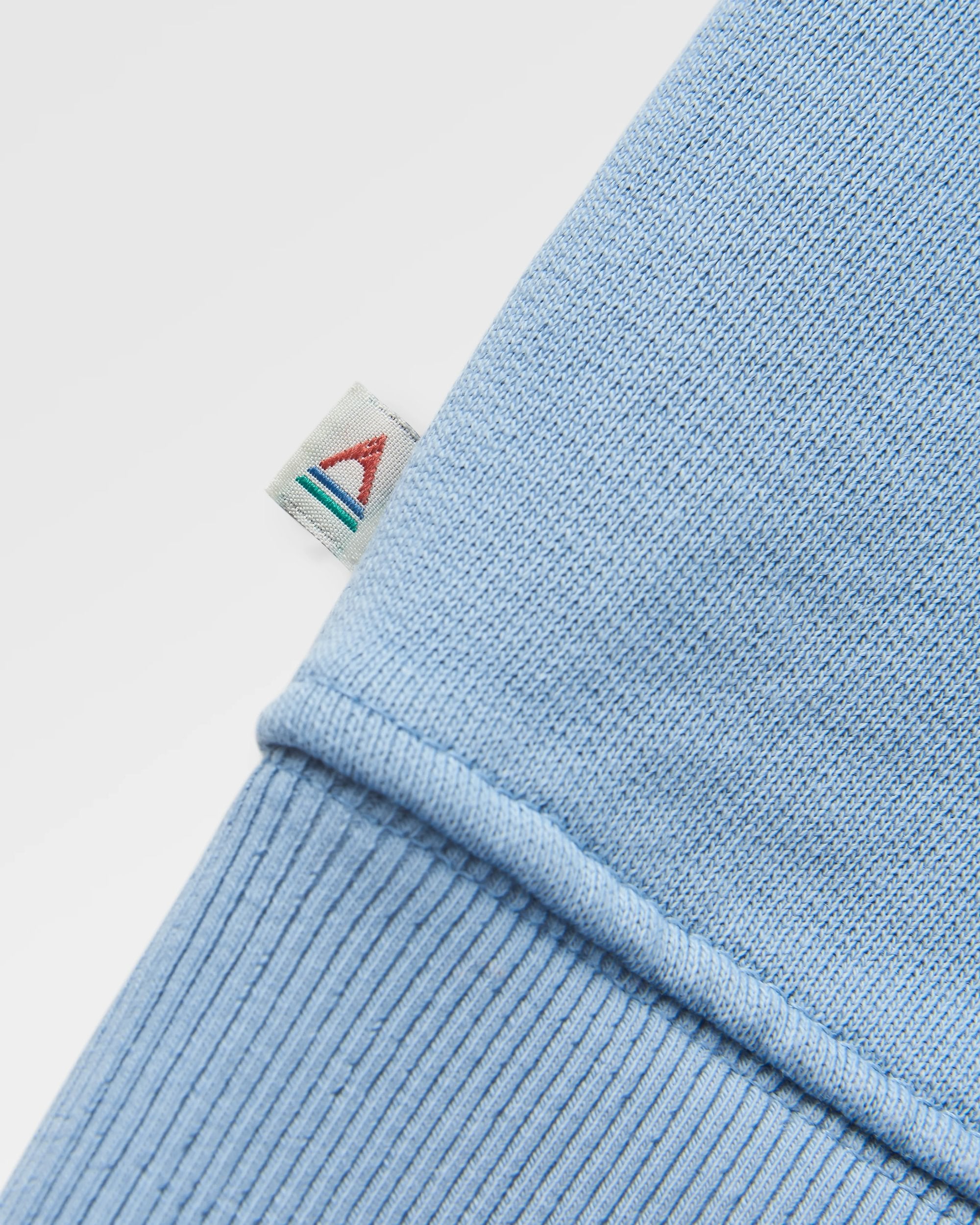 Dune Loopback Sweatshirt - Faded Denim - Flatlay