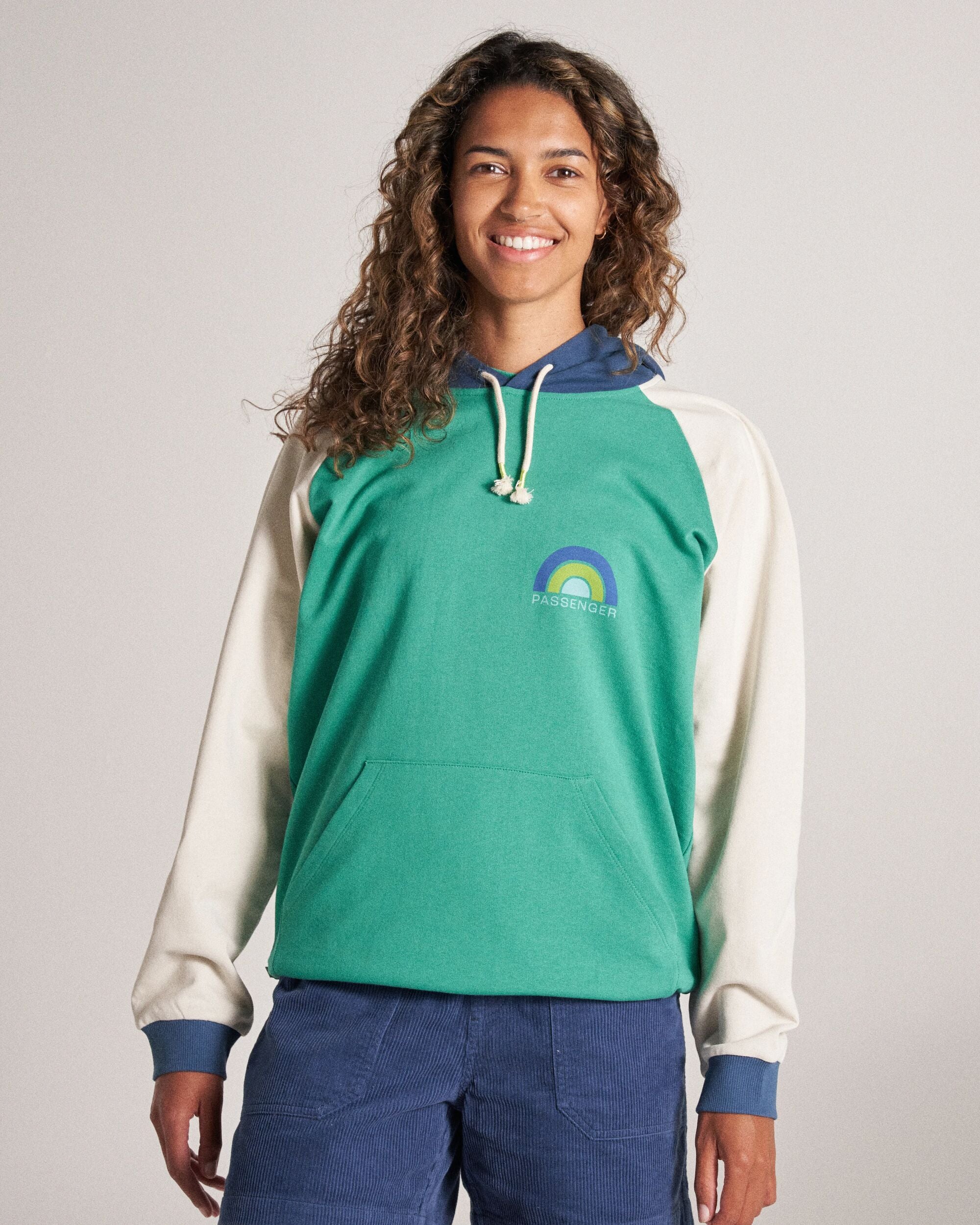 Riser Organic Cotton Hoodie - Greenlake - Studio Model