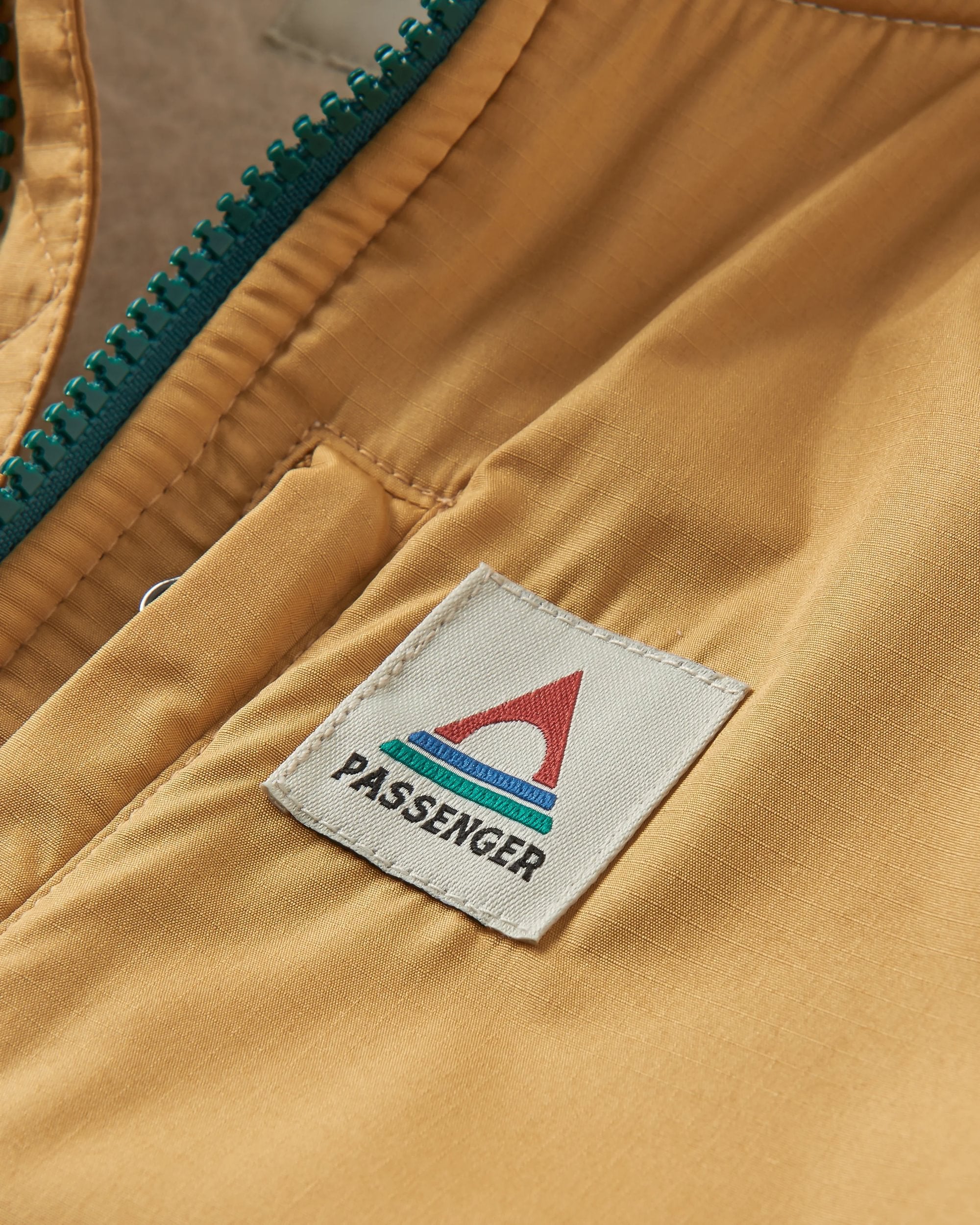 Home Recycled Sherpa Fleece - Rain Forest/ Oatmeal - Flatlay