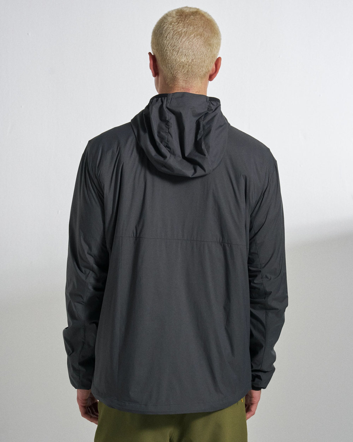 Gusto Windshell Jacket - Faded Black - Studio Model