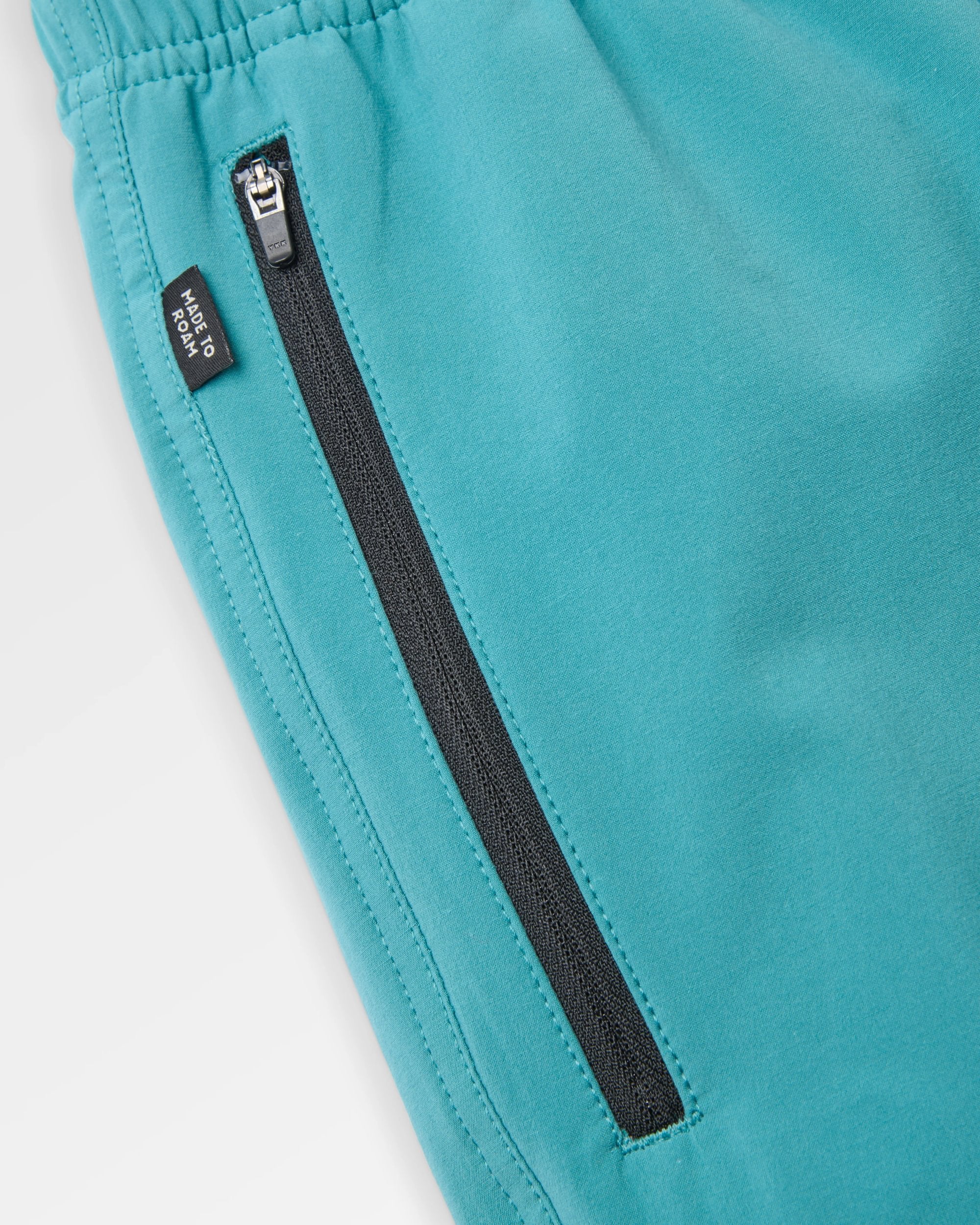 Traveller All Purpose Short - Ocean Teal - Flatlay