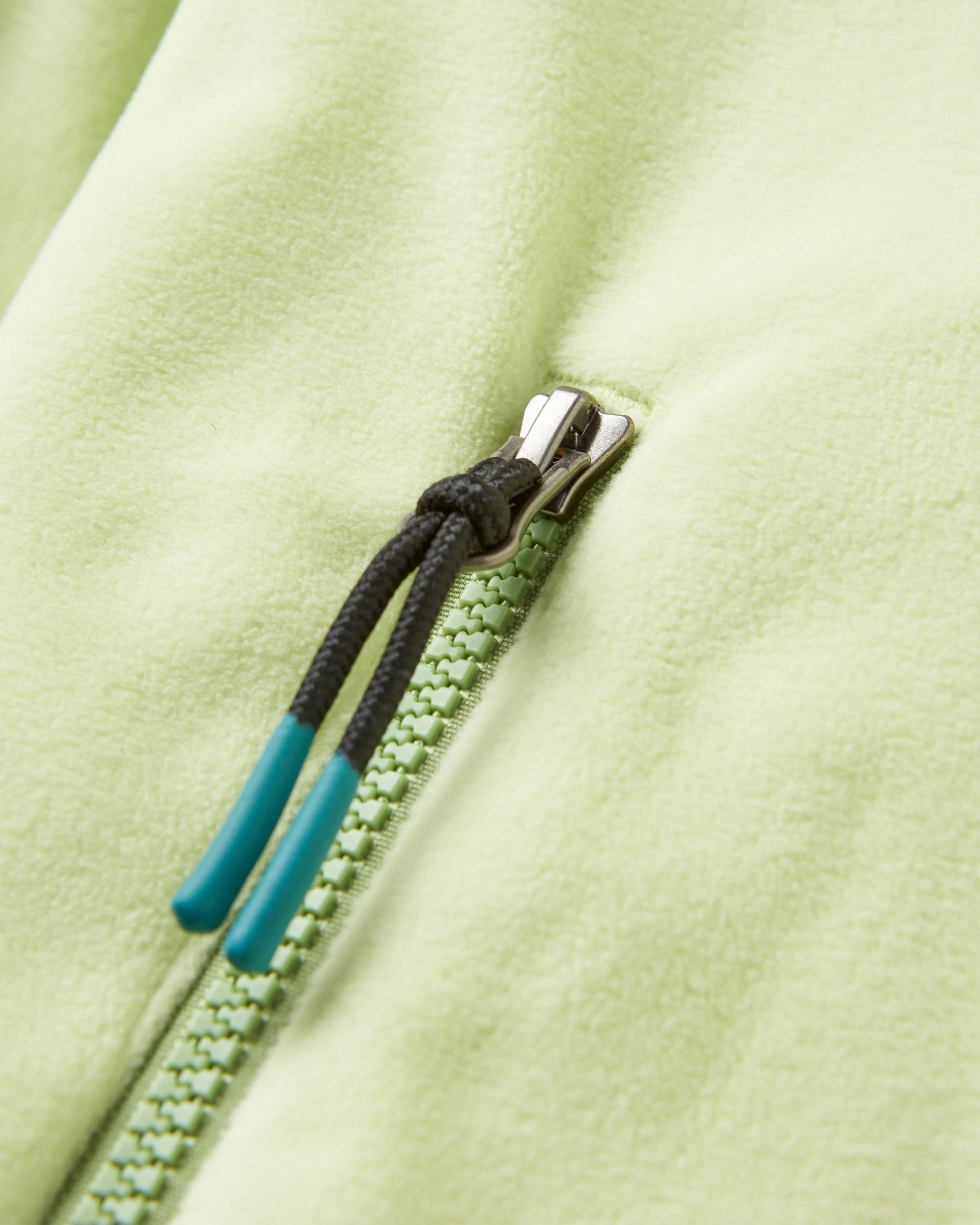 Ayla Recycled Micro Polartec® Fleece - Soft Lime Juice - Flatlay