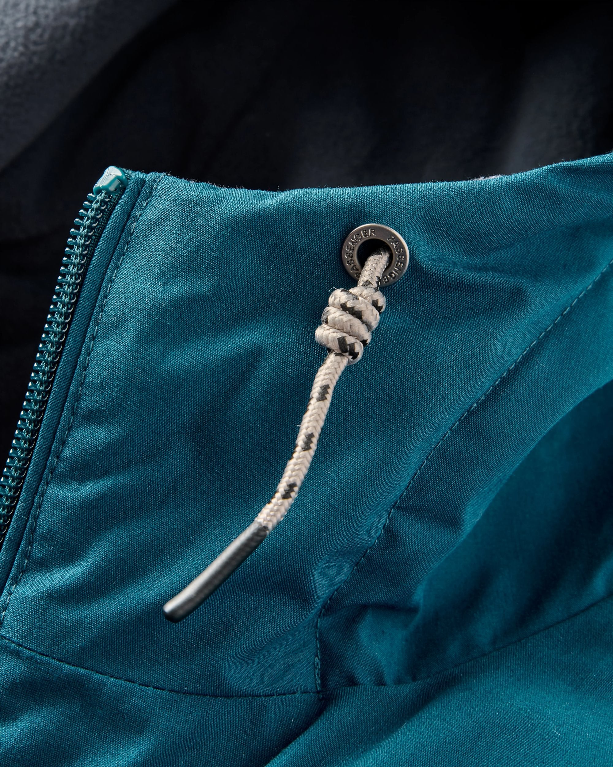 Bundoran Recycled Jacket - Tidal Blue - Flatlay