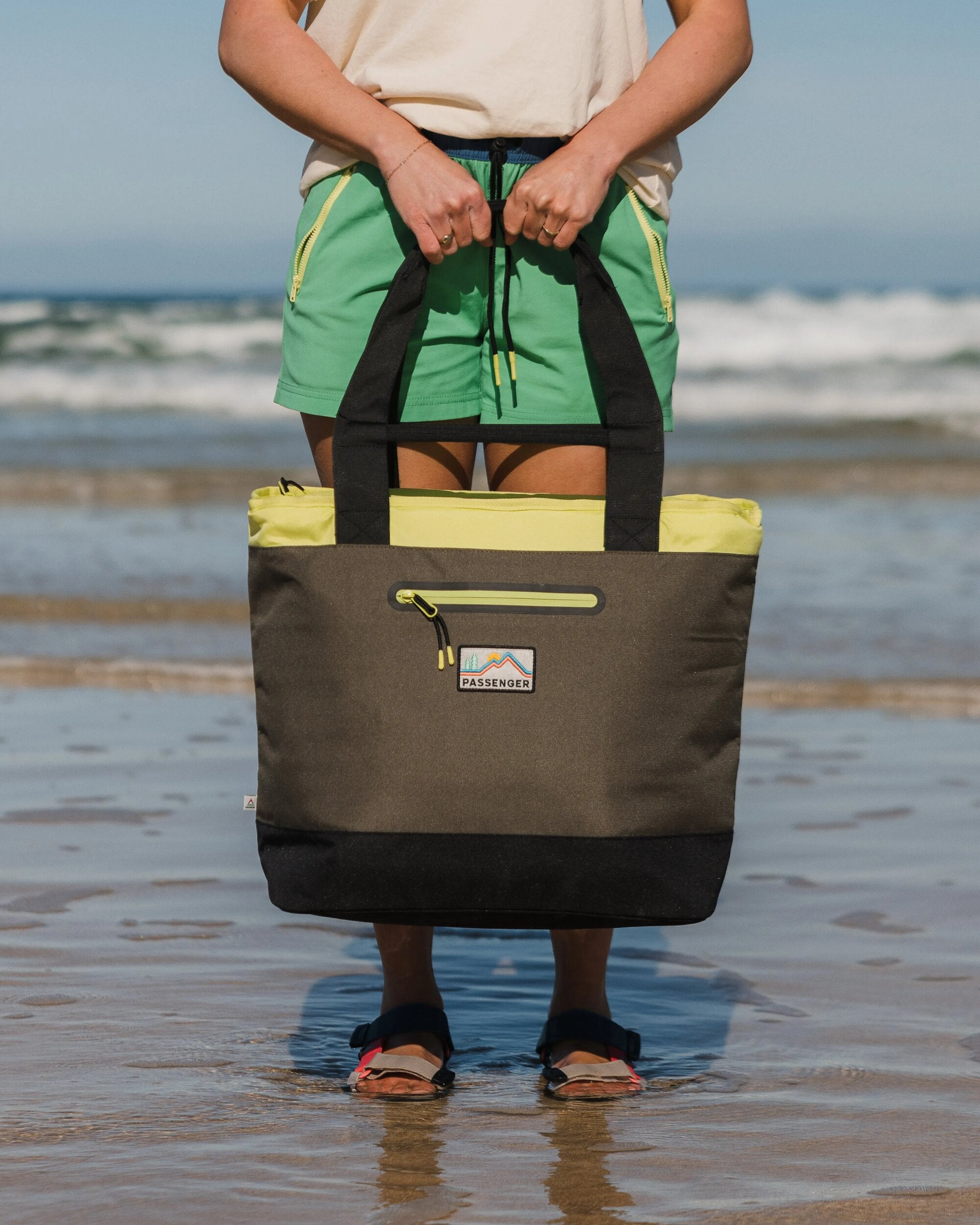 Tote Recycled Cooler Bag Khaki Multi Passenger