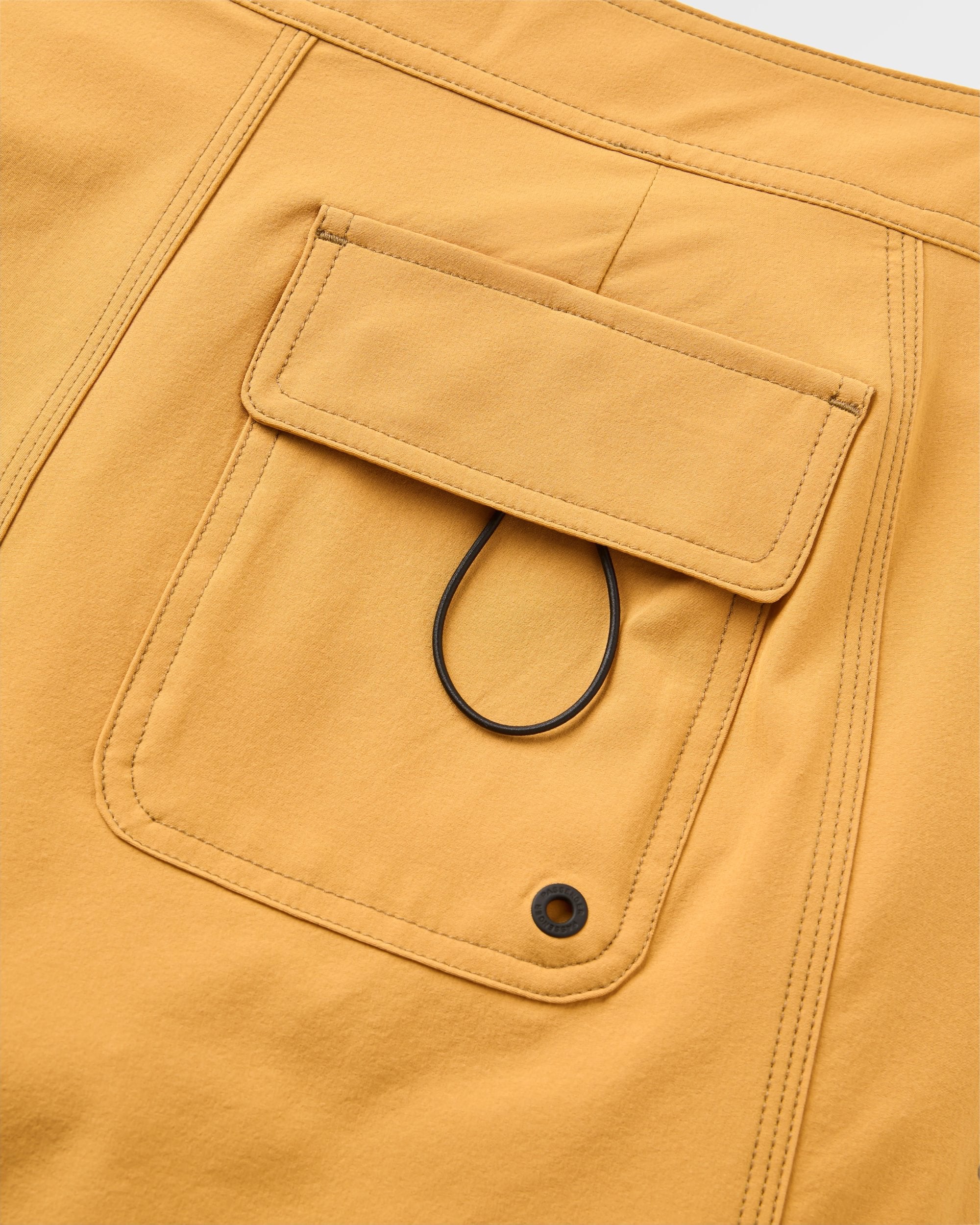 Rialto 16" Boardshort - Spruce Yellow - Flatlay