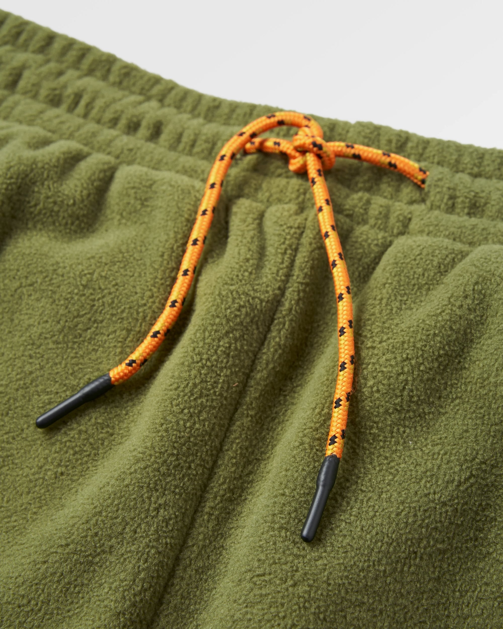 Set Off Recycled Polar Fleece Jogger - Khaki - Flatlay