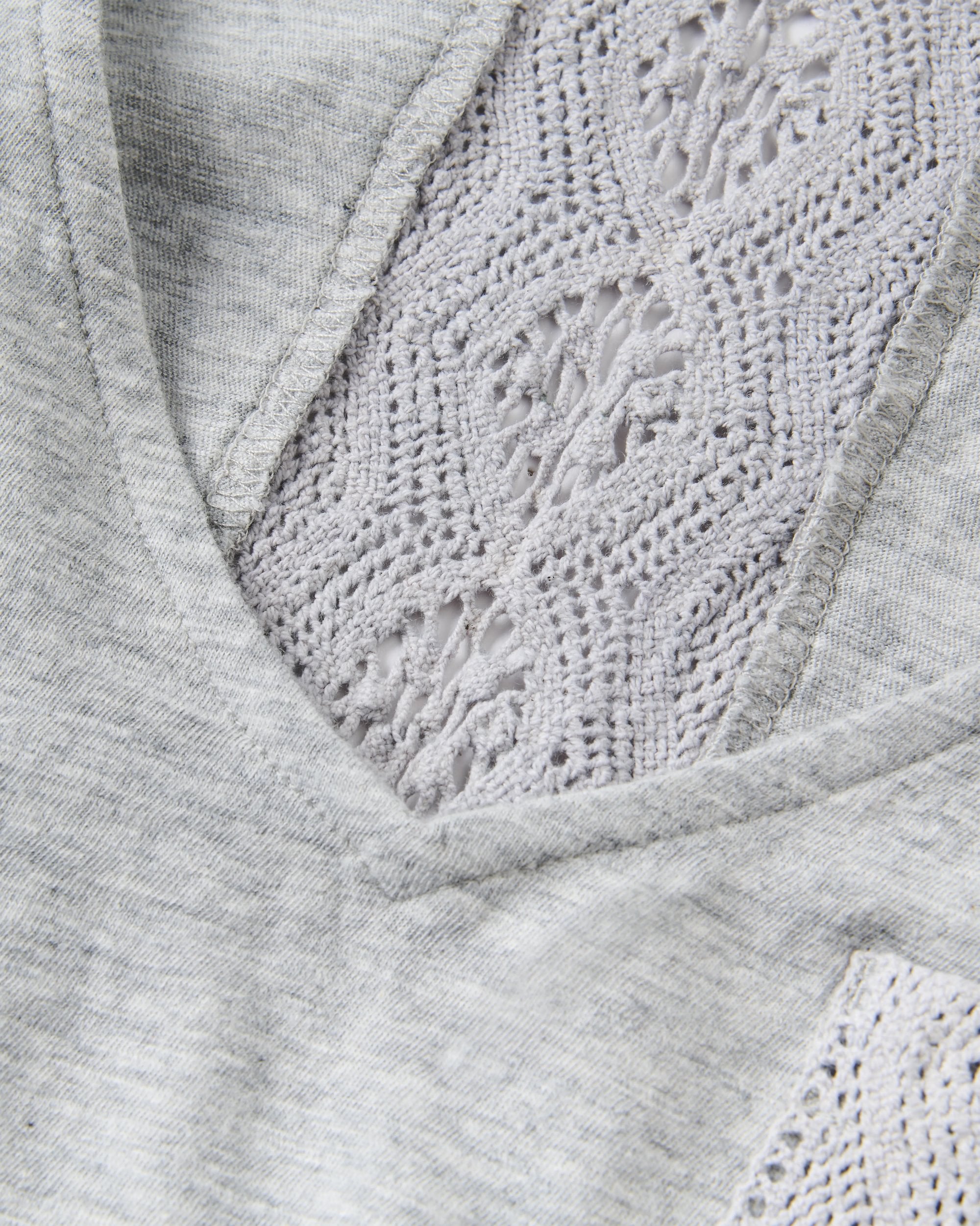 Rivergate Organic Cotton Maxi Dress 2.0 - Grey Marl - Flatlay