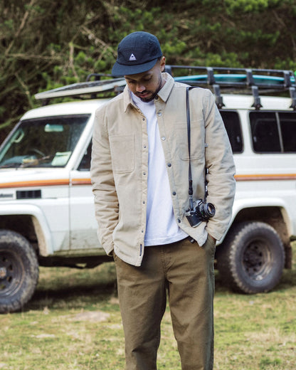 Kodiak 3.0 Sherpa Lined Cord Overshirt - Stone - Lifestyle