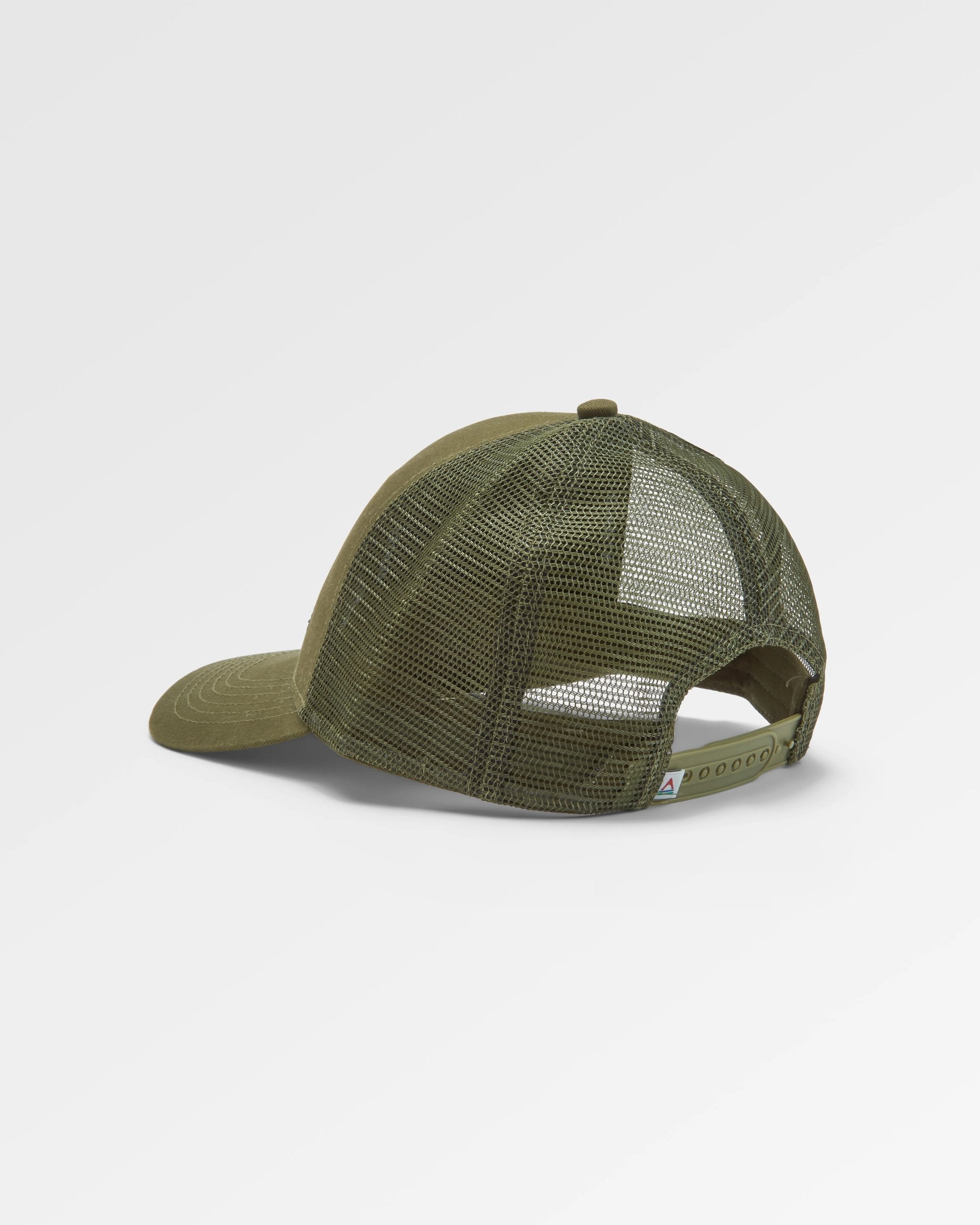 Passenger Recycled Cotton Trucker Cap - Khaki - Flatlay