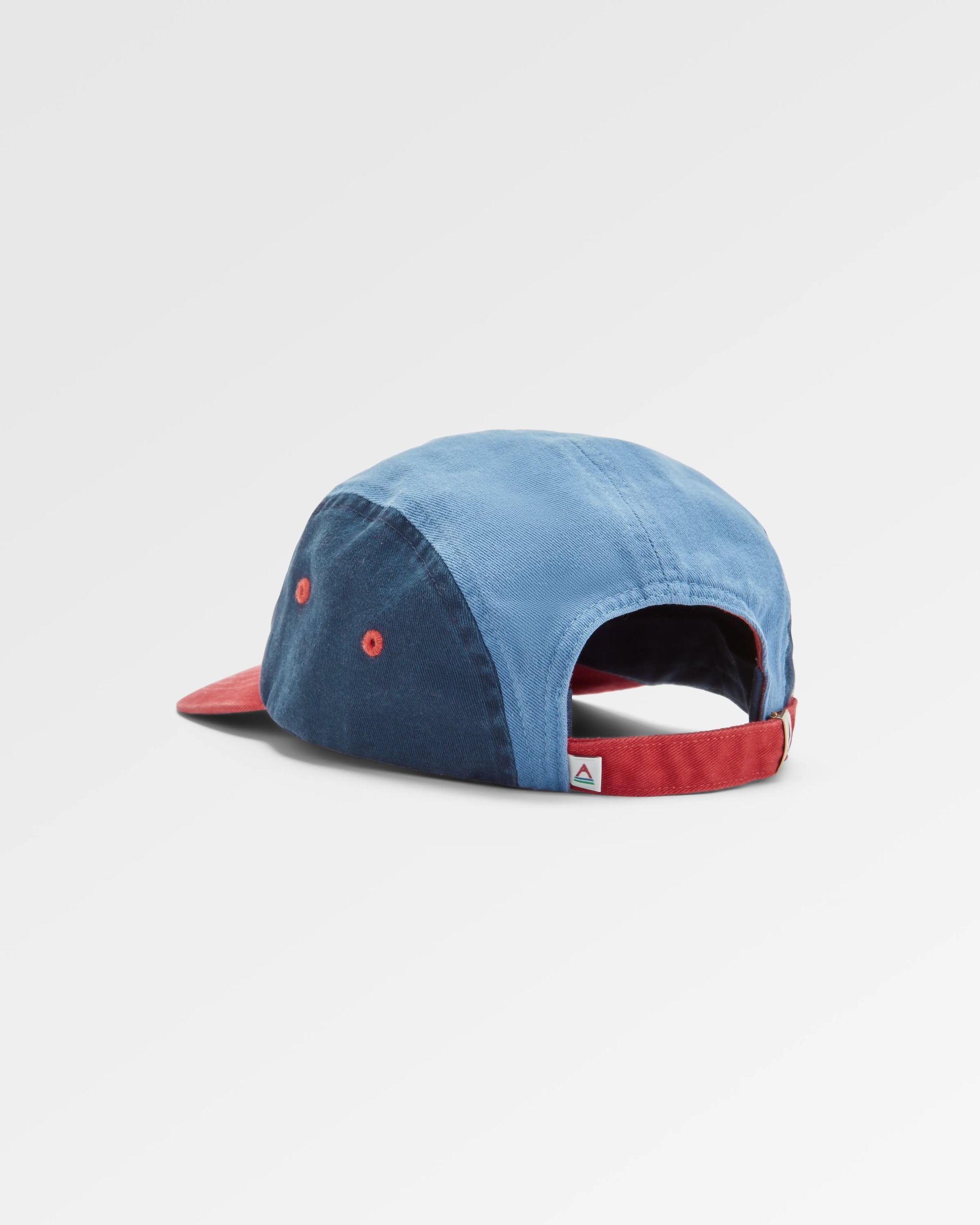 Made To Roam Recycled 5 Panel Cap - Moonlight Blue Multi - Flatlay