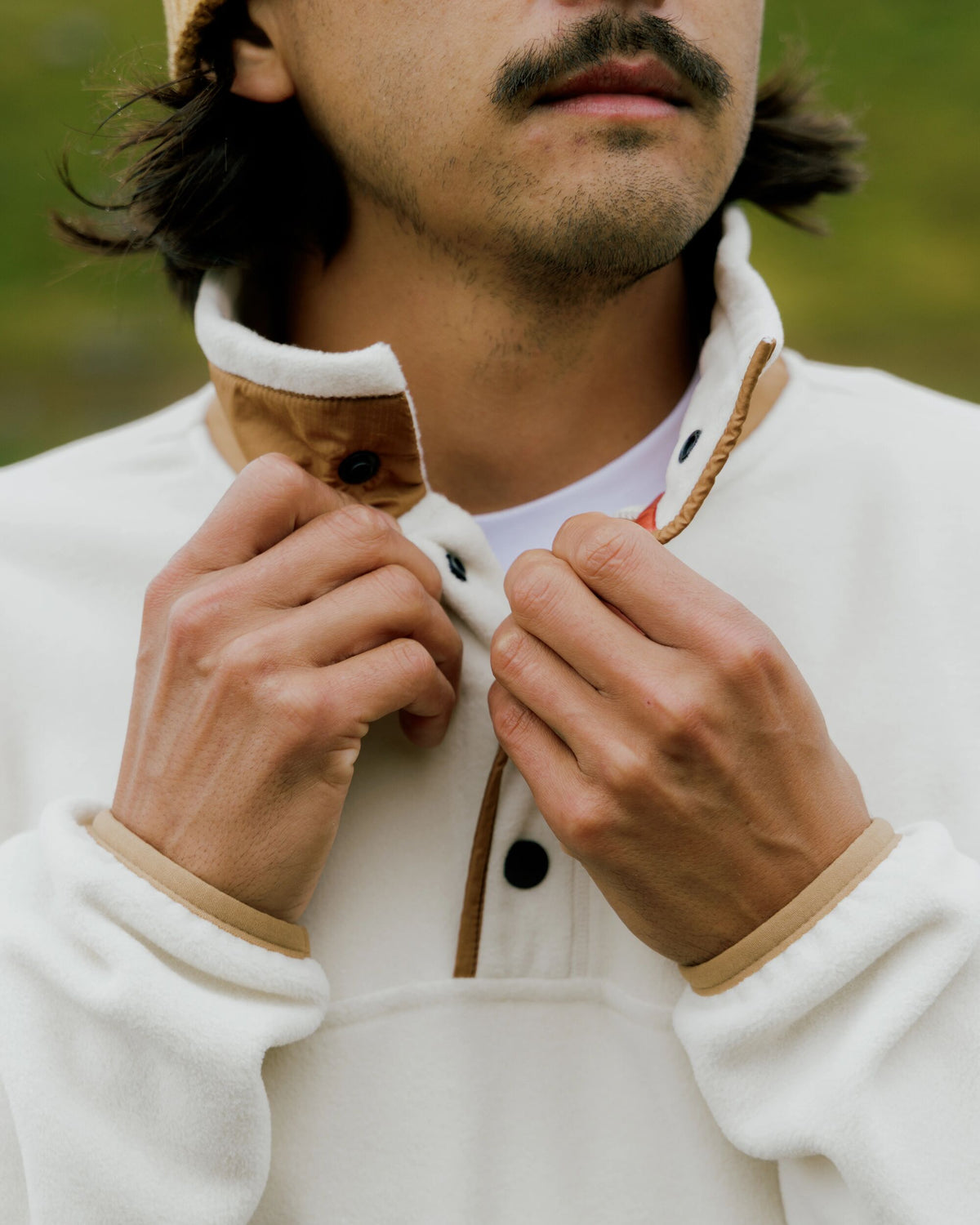 Dusk Polartec® Fleece - Oatmeal - Lifestyle