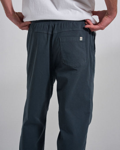 Drifter Twill Relaxed Fit Trouser - Charcoal - Studio Model