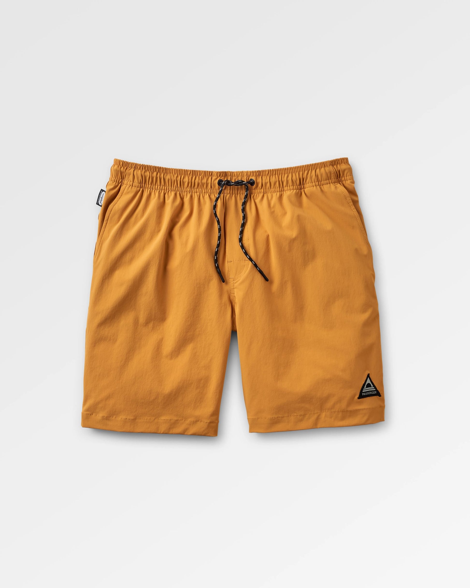 Drifter Beach Linerless Short - Spruce Yellow - Flatlay