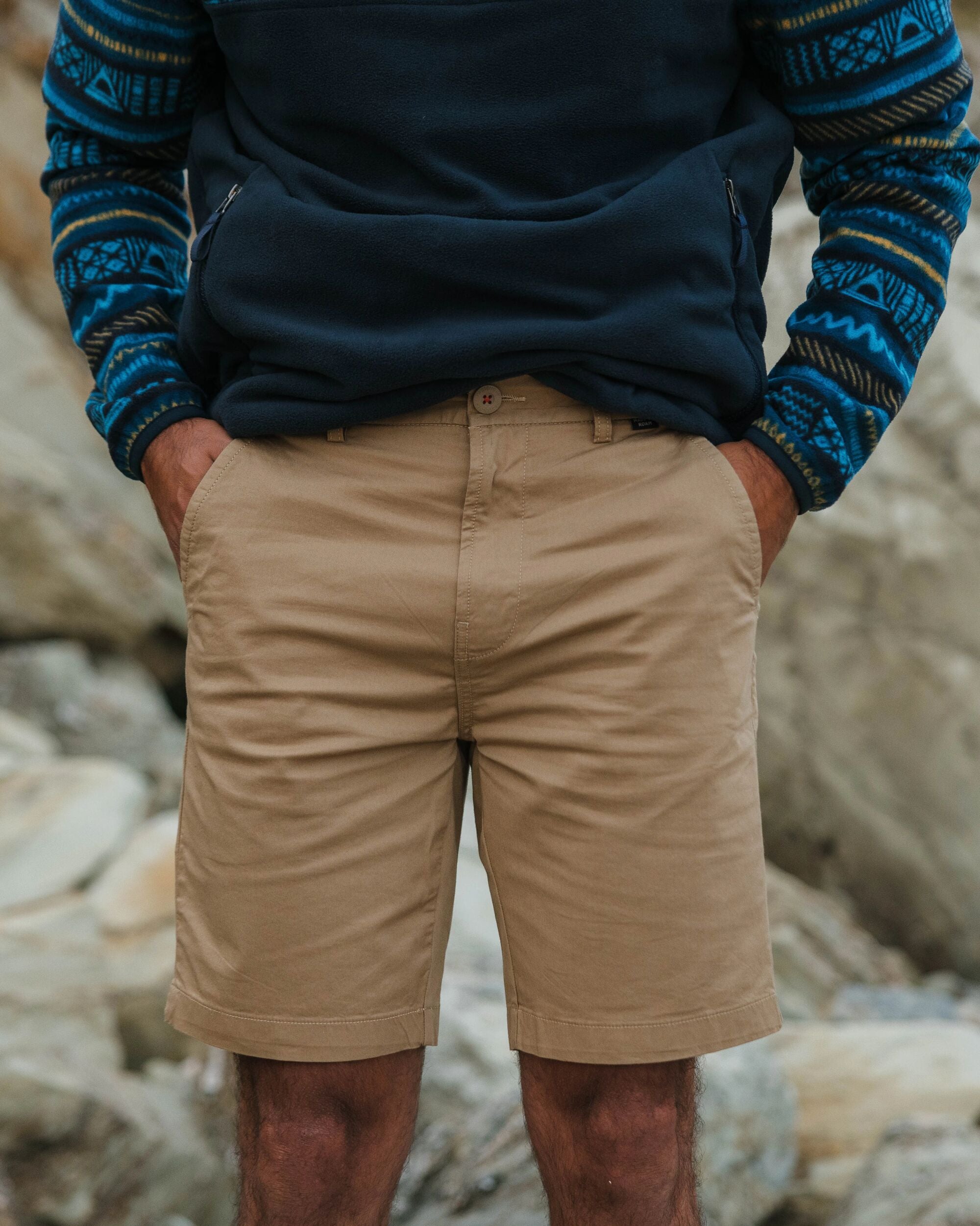365 Light Organic Cotton Shorts - Biscuit - Lifestyle