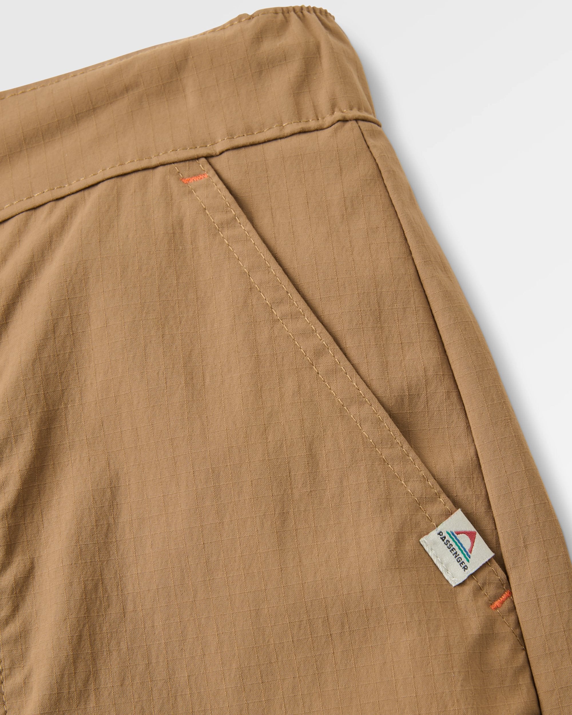 Avian Cargo Ripstop Skirt - Caramel Brown - Flatlay