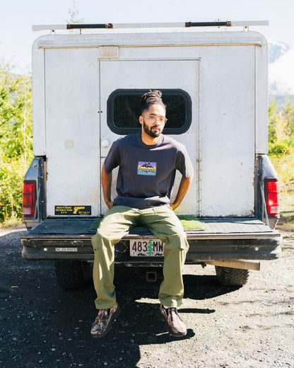 Grounded Organic Relaxed Fit T-Shirt - Charcoal