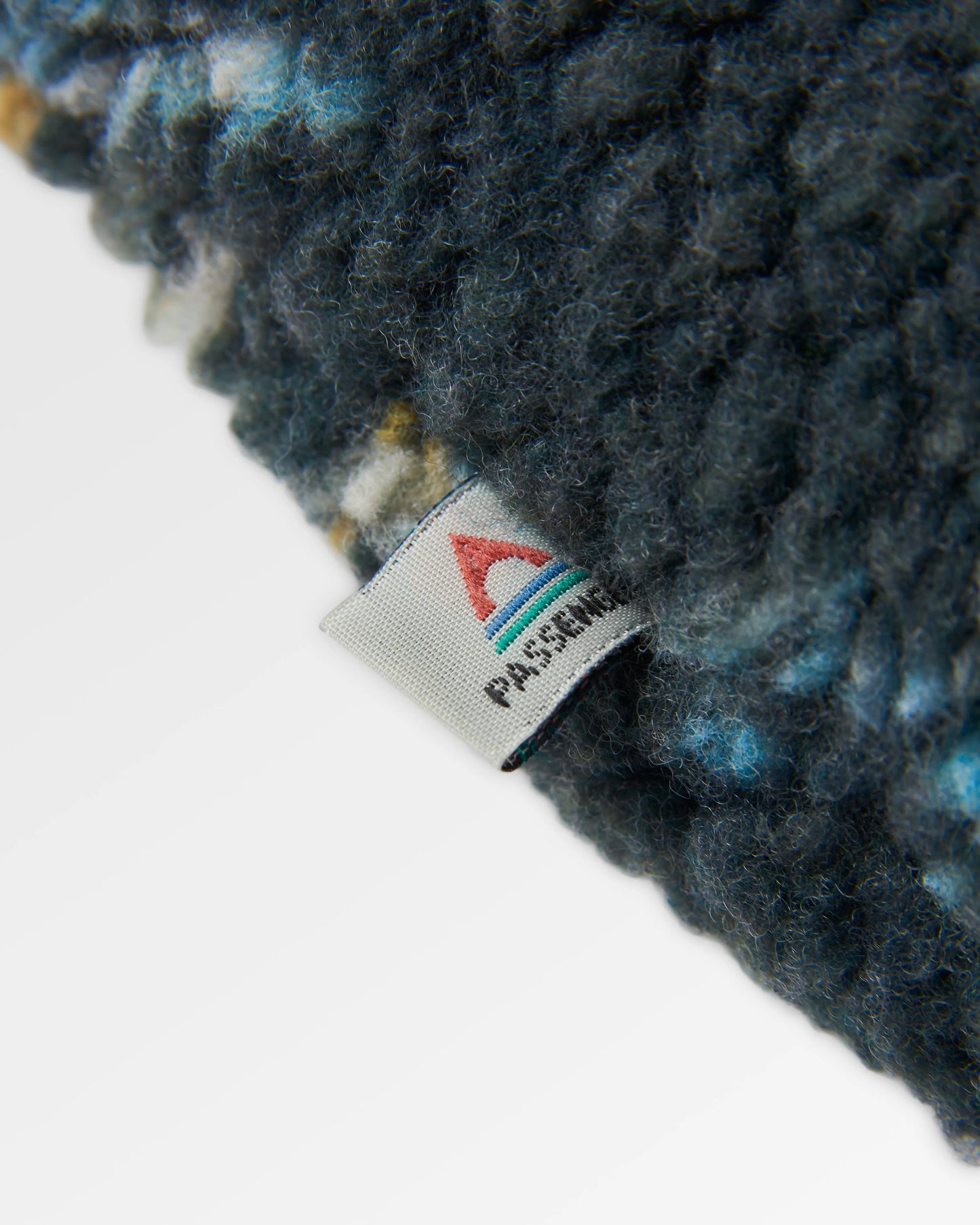 Clover Recycled Sherpa Fleece - Frost Dark Fern - Flatlay