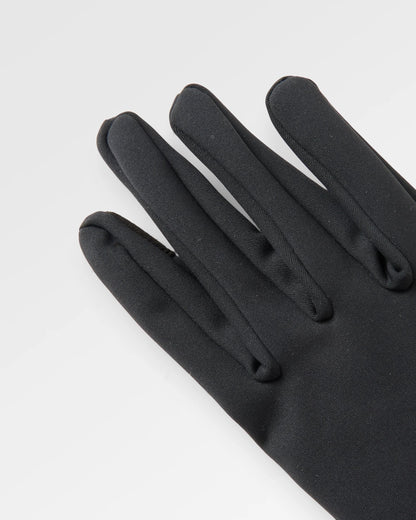 Snowscape Recycled Glove Liner - Black - Flatlay
