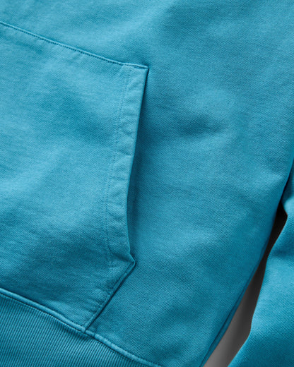 Passenger Relaxed Fit Hoodie - Blue Steel - Flatlay