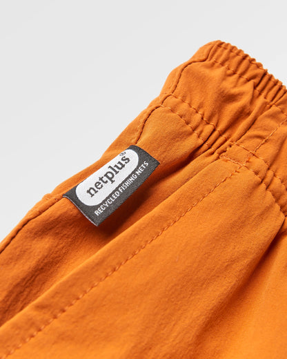 Drifter Beach Lined Short - Sunset Orange - Flatlay