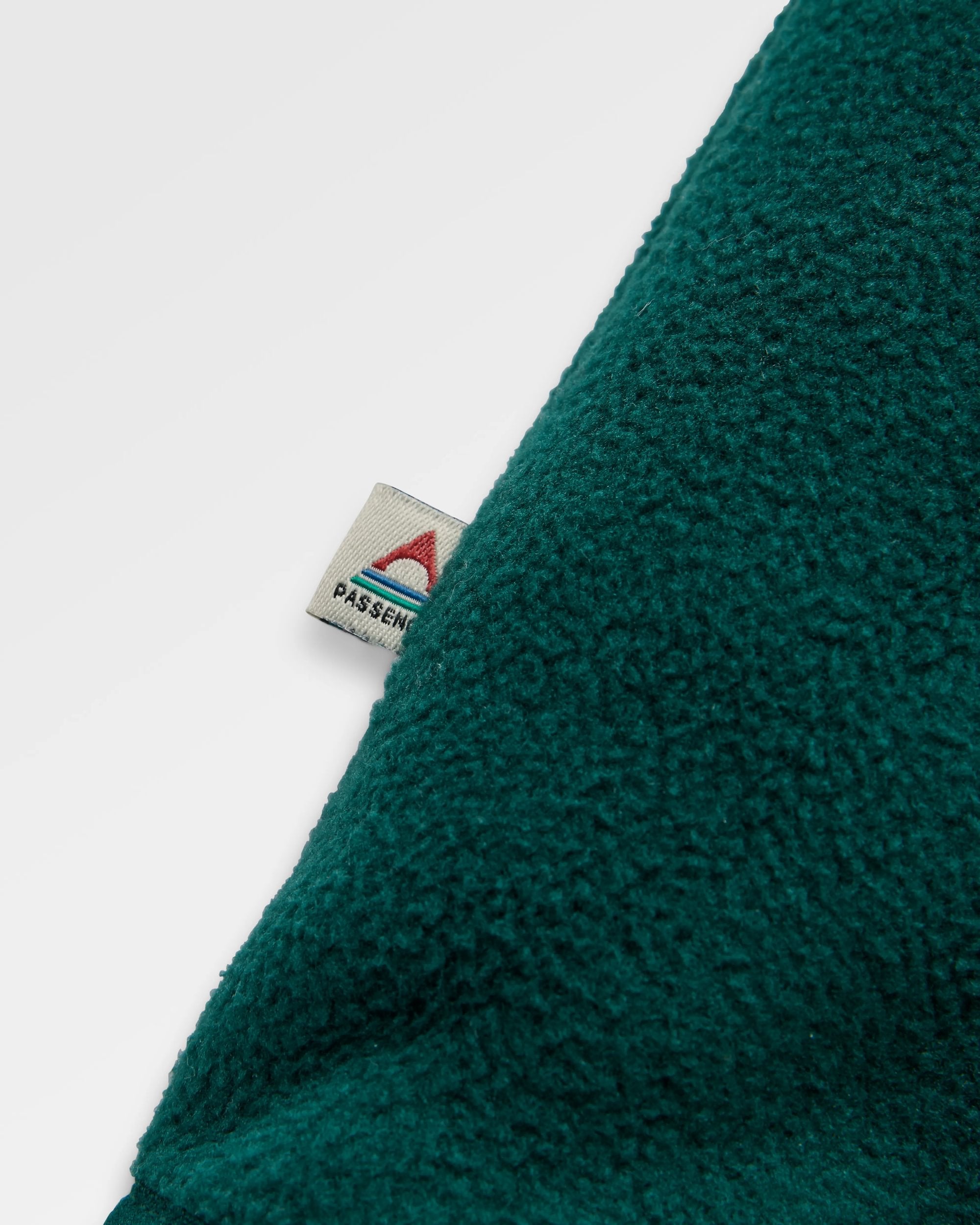 Nestling Sherpa Hooded Fleece - Grey Dawn/Rain Forest - Flatlay