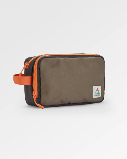 Travel Recycled Wash Kit - True Black/ Khaki