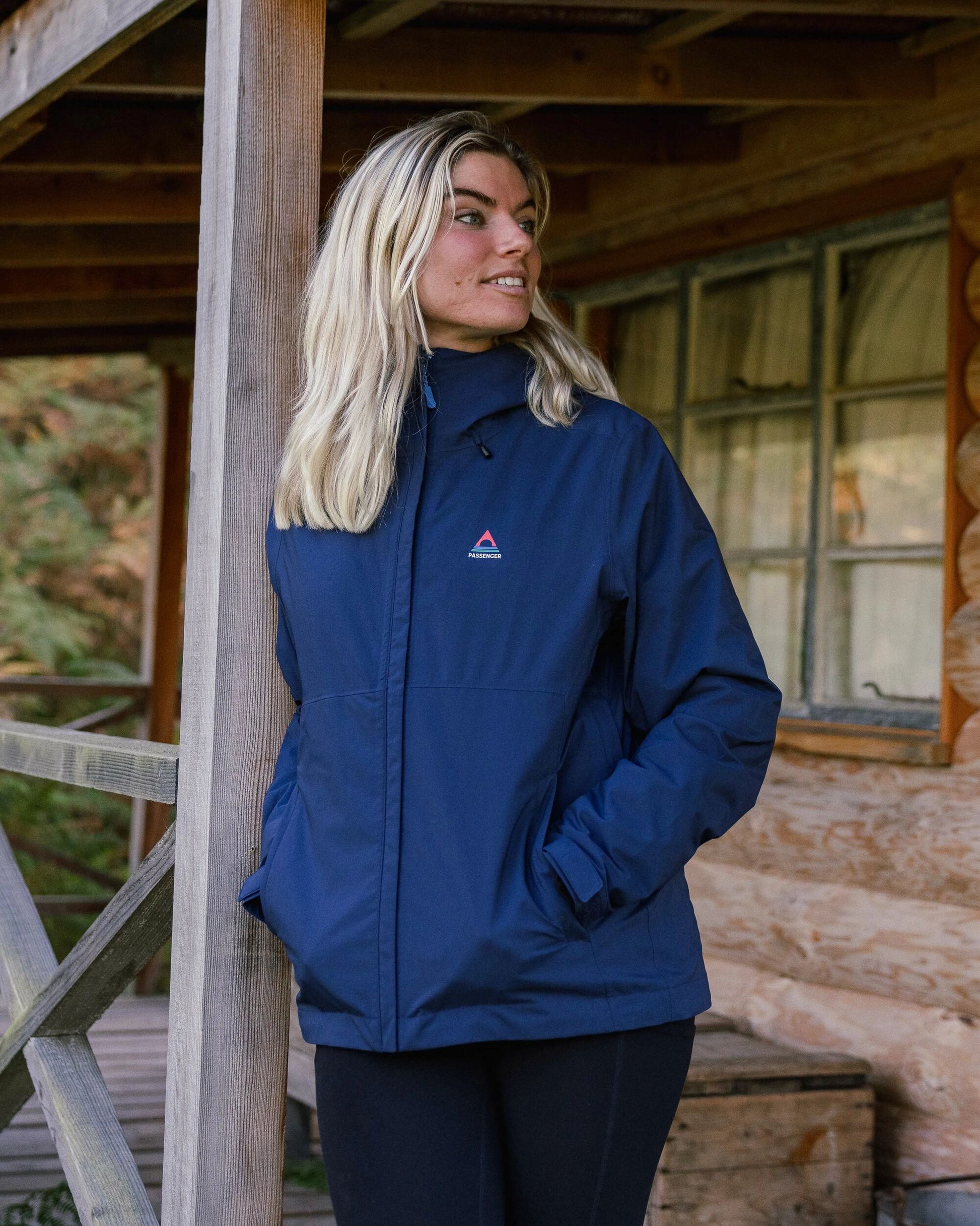 Rainstorm Recycled Waterproof Jacket - Rich Navy