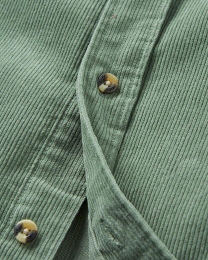 Backcountry Cord Shirt - Pistachio - Flatlay